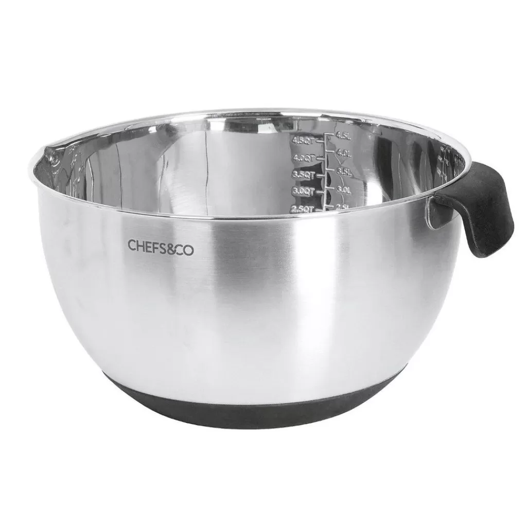 Cheap Chefs & Co BOL À MIXER ANTIDÉRAPANT 24CM Argentu00e9