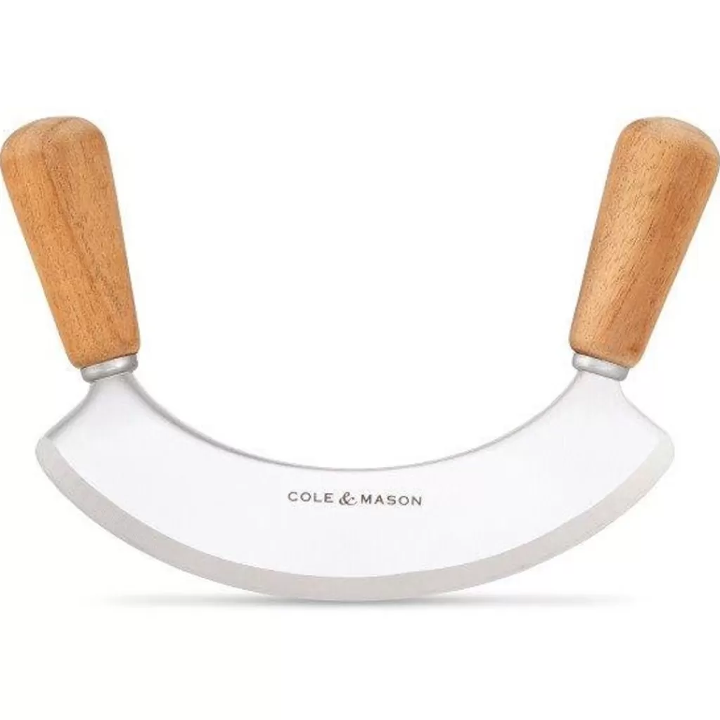 Shop Cole & Mason Cofftet Ashden Hachoir berceuse + planche acacia Marron