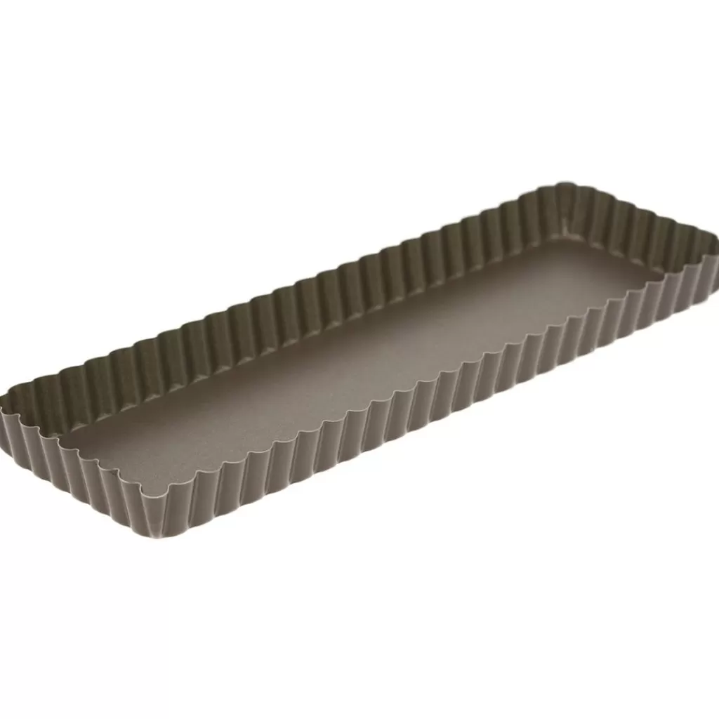 Store Gobel Moule à tarte rectangulaire 35x11cm Marron