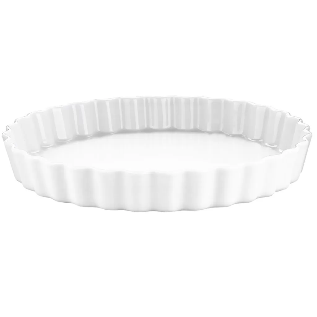 Outlet Pillivuyt Moule à tarte rond N°7 24,5 cm Blanc