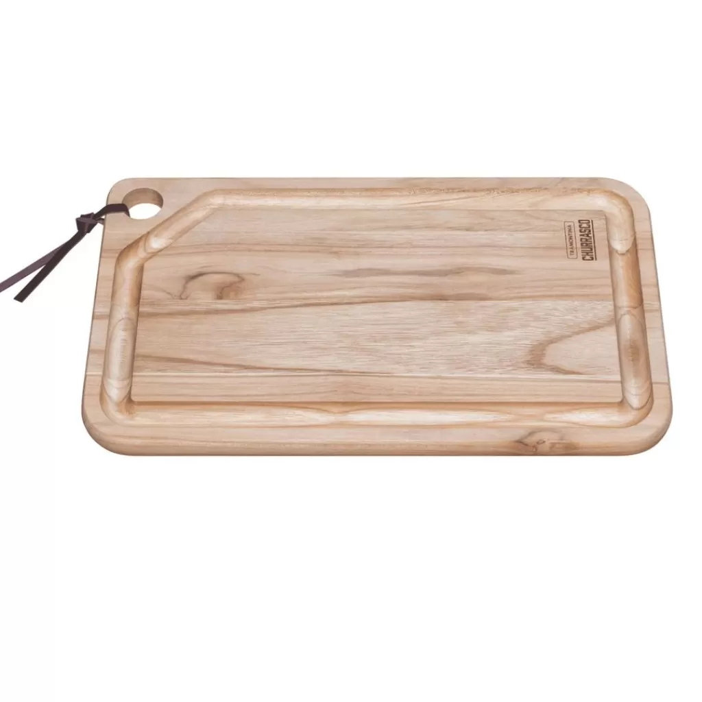 Clearance Tramontina Planche à découper Kitchen 40x23.3x1,8cm en bois de teck
