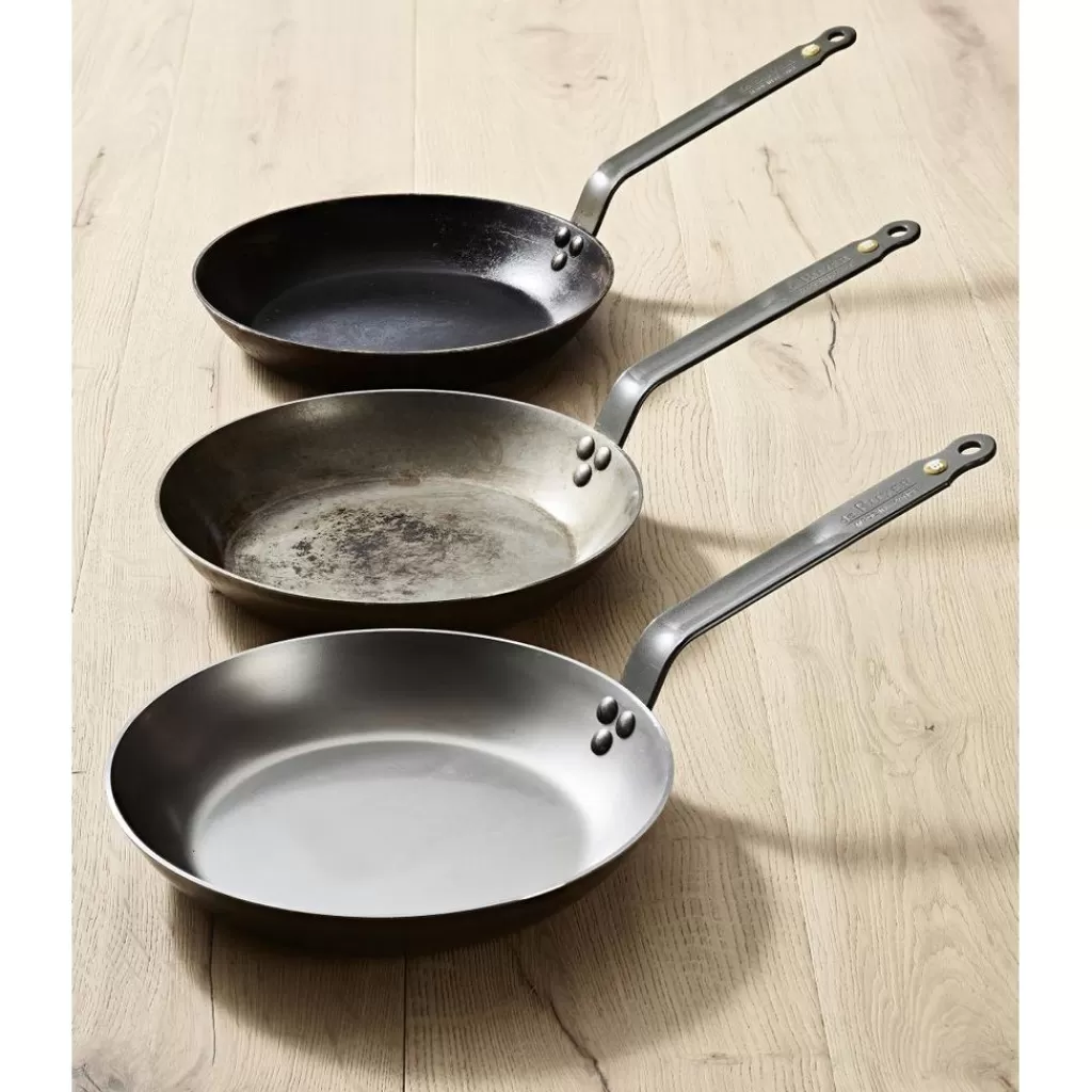 Cheap De Buyer Poêle à frire MINERAL B ELEMENT 20cm Argentu00e9