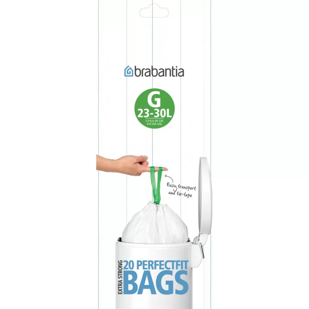 Sale Brabantia Sac poubelles 30L rouleau 20 pièces