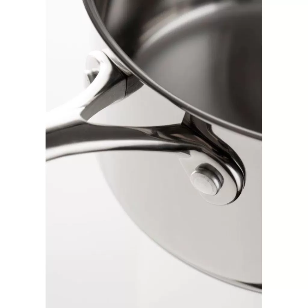 Best Chefs & Co Série de 3 casseroles acier inoxydable Gris